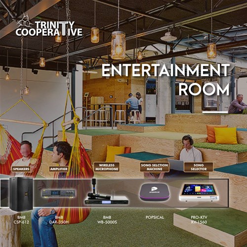 Sound System For Entertainment Room In Work Life Balance Office ...
