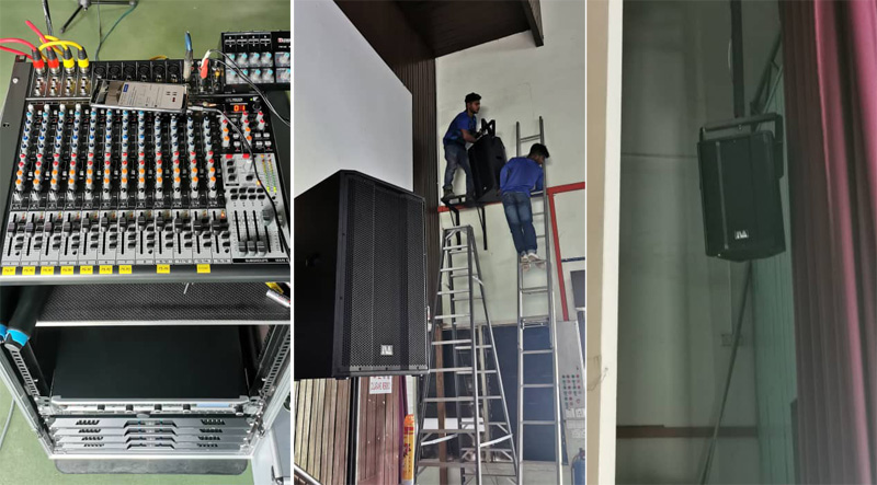 public address system for church | by AV electronics Marketing Sdn Bhd