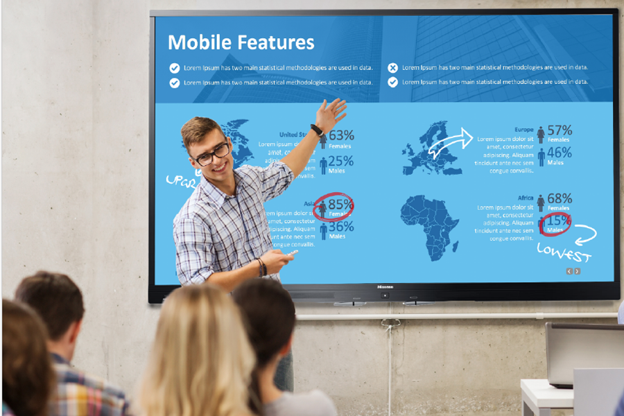 visual interactive display 