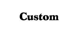 custom-made Malaysia